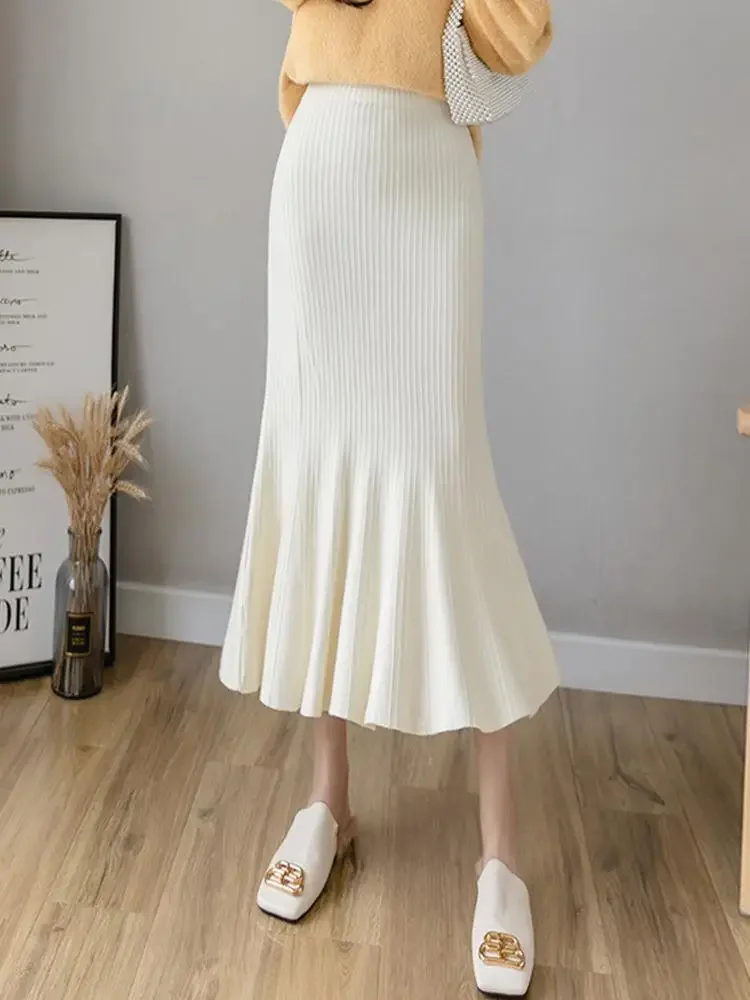 Summer Clothing Wraps - Şık, Yüksek Bel, Örgü Kumaşlı, Büzgülü