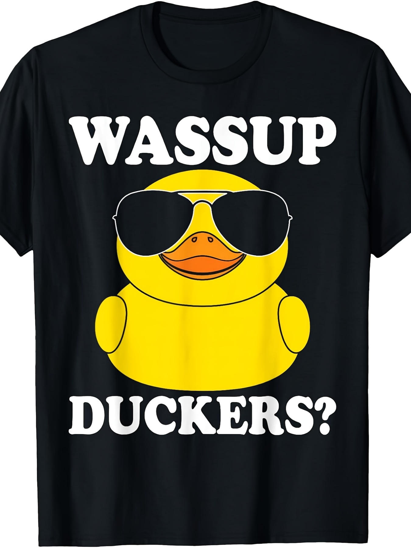 Summer Clothing Drawing - Wassup Duckers Komik Lastik Ördek Tişörtü