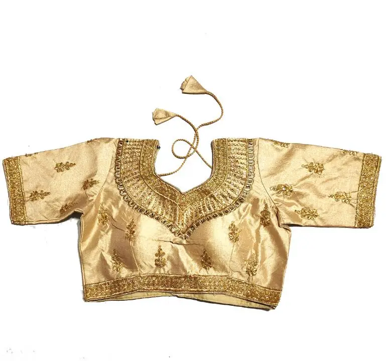 Summer Clothing Pakistan - Geleneksel Hint Sari Üst Kadın Gömlek