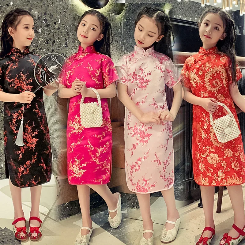 Summer Clothing Baby Girl - Yaz Çocukları Çin Elbisesi Çocuk 2024