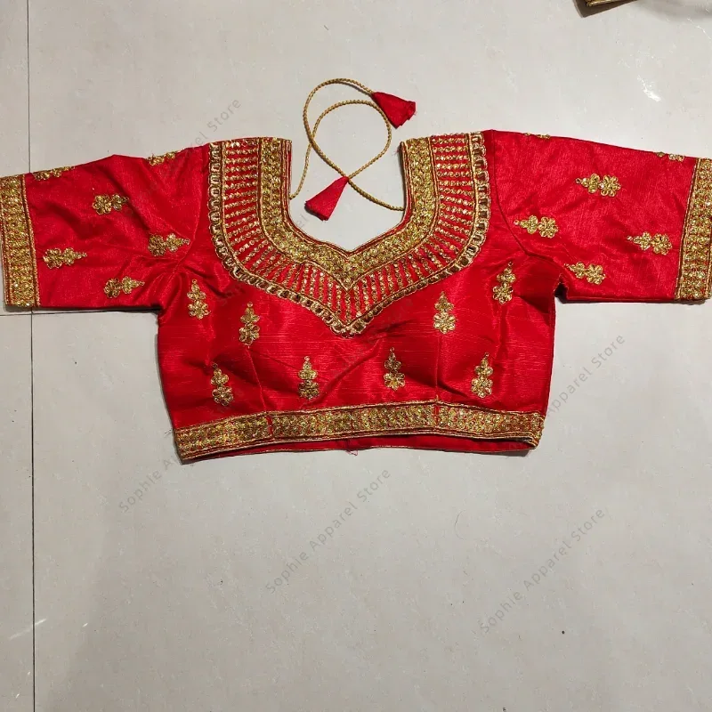 Summer Clothing Pakistan - Geleneksel Hint Giyim Sari Üstleri Kadın