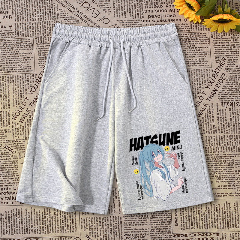 Hatsune Miku Şort Yaz Erkek Kı - Summer Clothing Brands incelemesi ve fiyatı
