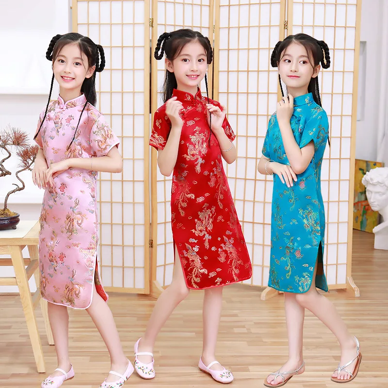 Summer Children's Cheongsam Mo - Summer Clothing Baby Girl incelemesi ve fiyatı