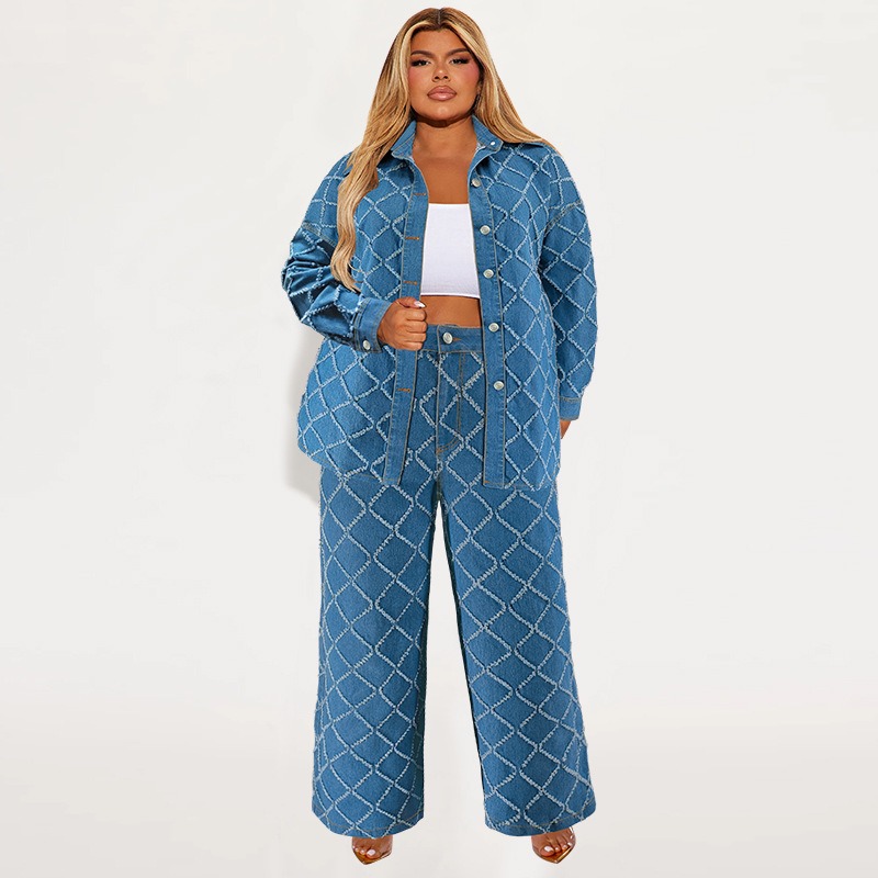 Wmstar Artı Boyutu Denim Iki P - Summer Clothing Wholesale incelemesi ve fiyatı